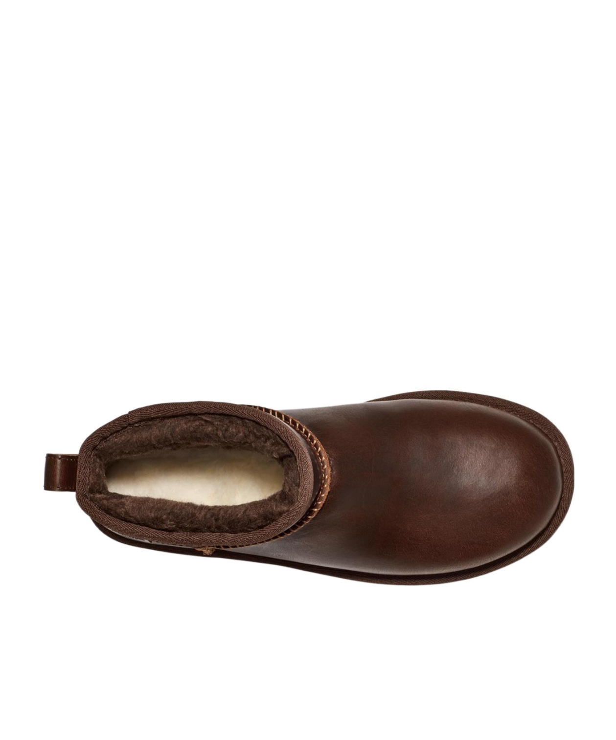 Ugg Classic Ultra Mini Lthr Regen Boots In Brown