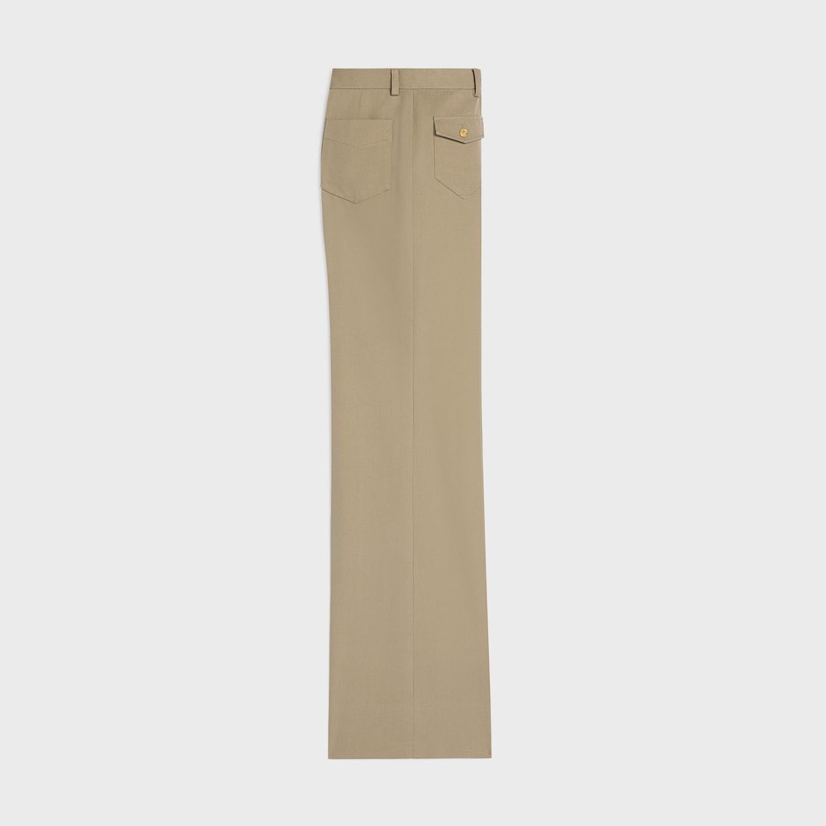 Celine Pants In Cotton Gabardine In White