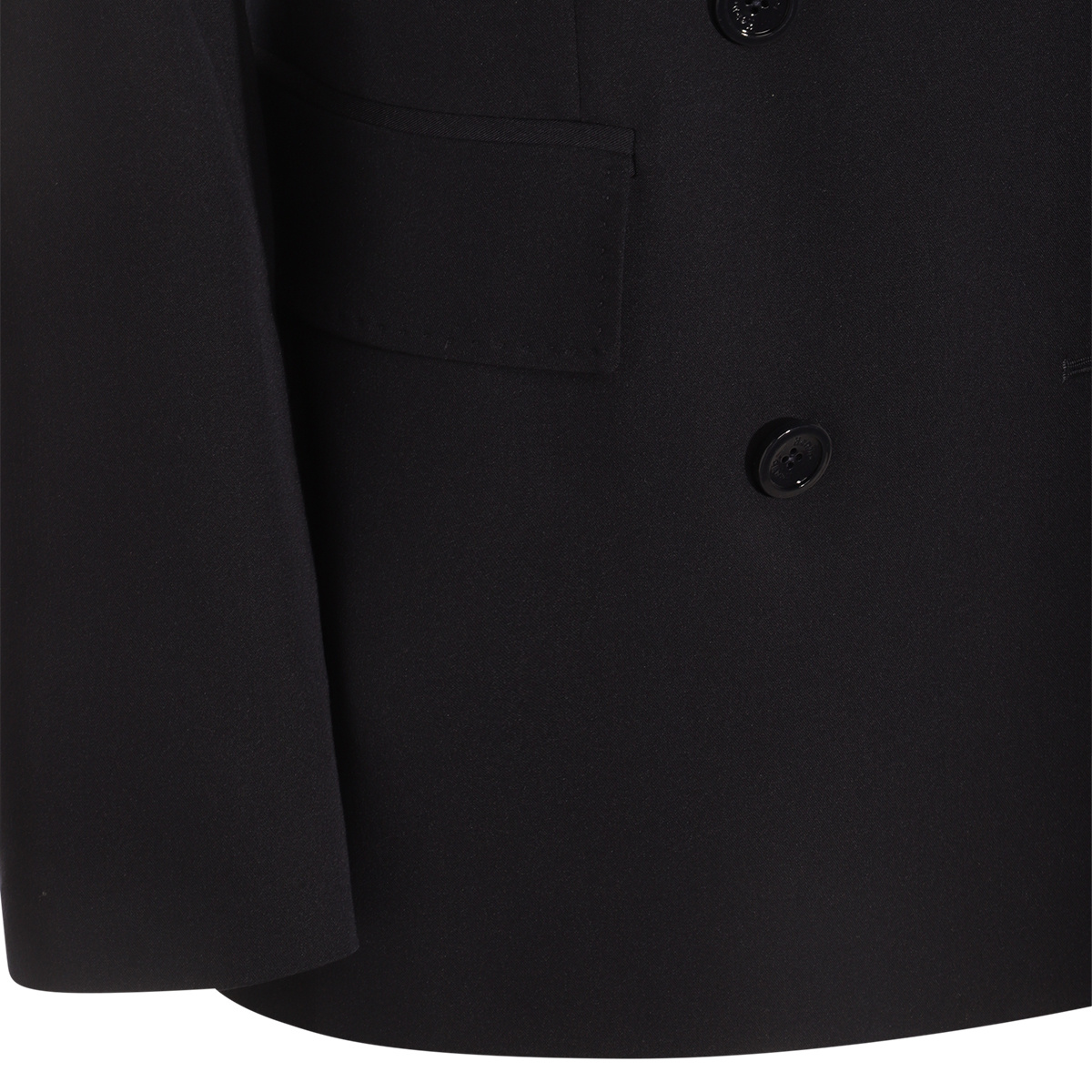 Herno Double-breasted Tailored Blazer In Black