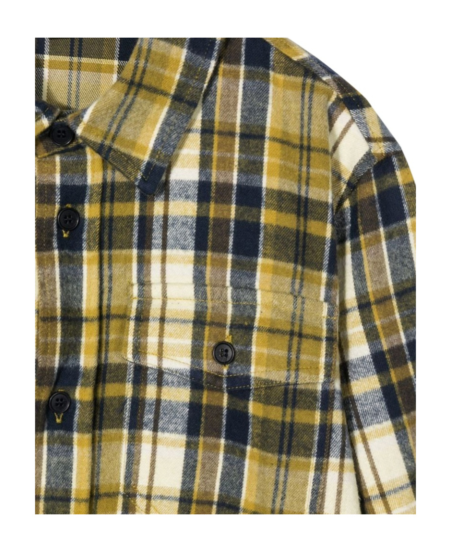 Aspesi M L Checkered Shirt In Green