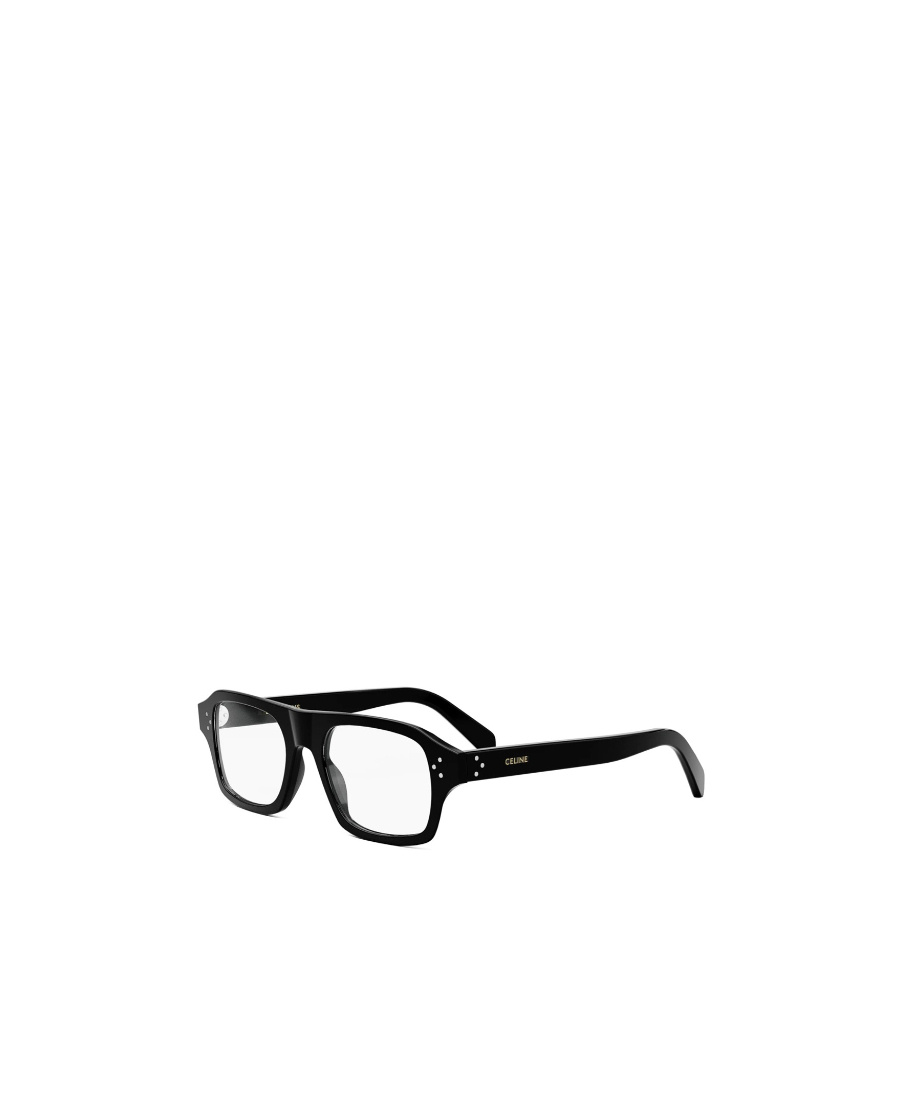 Celine Geometric Frame Flat Mirror In Black