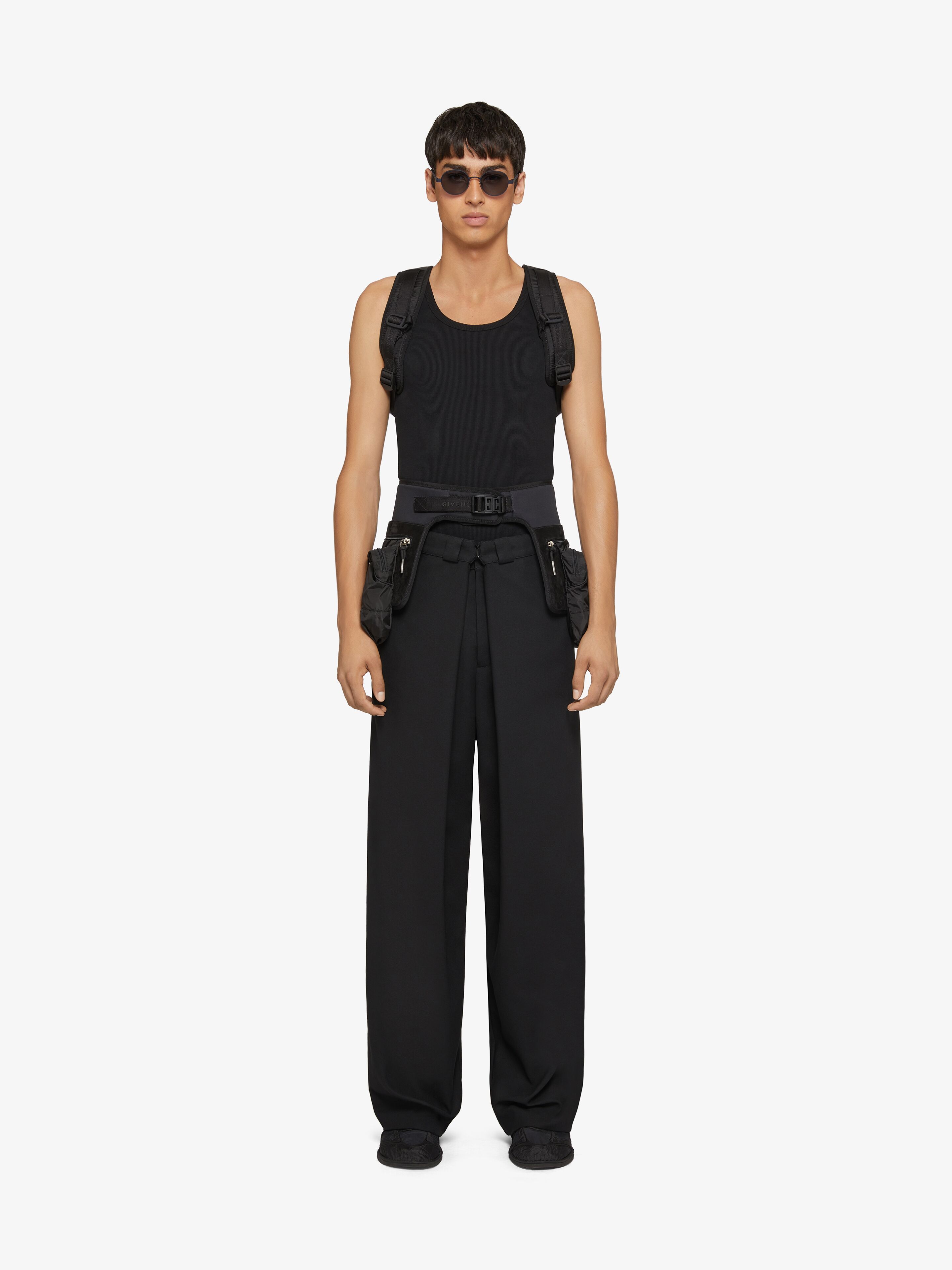 Givenchy Fine-ribbed Tank Top In Black