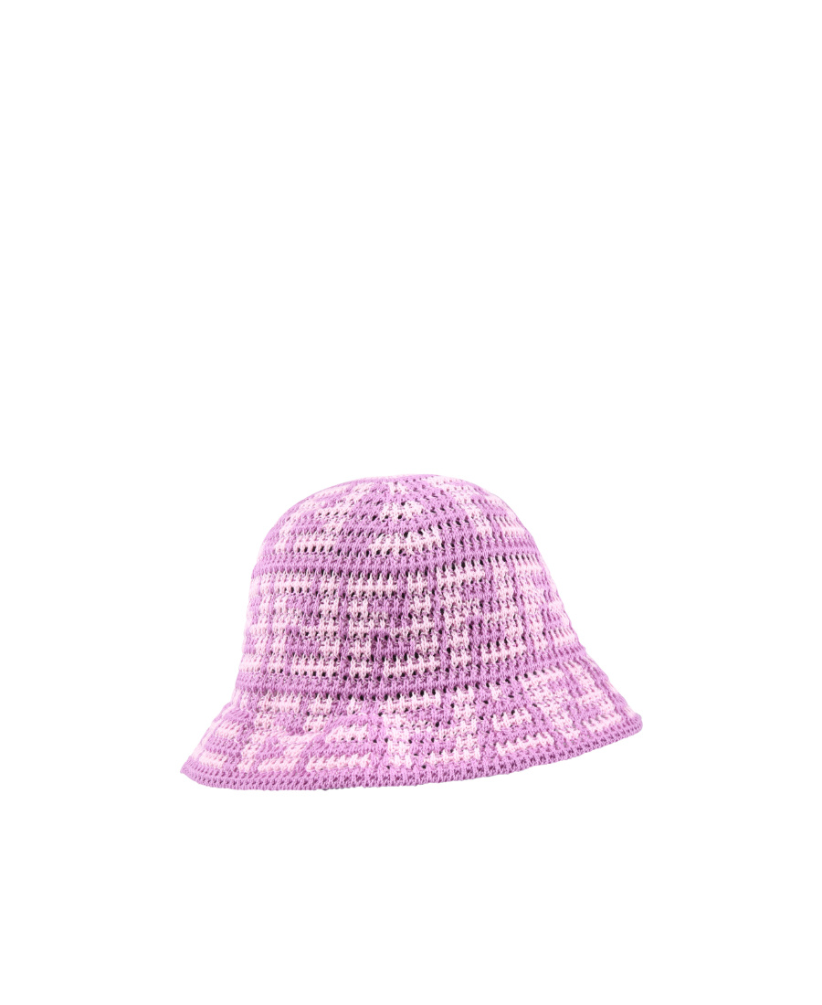Fendi Logo Hat In Pink