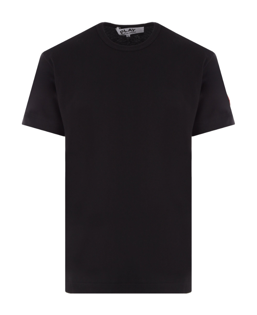 Comme Des Garçons Play Short-sleeved T-shirt In Black