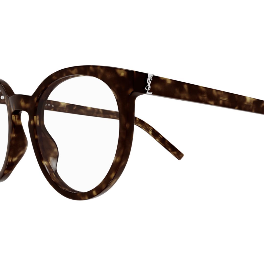 Saint Laurent Cat-eye Glasses In Brown