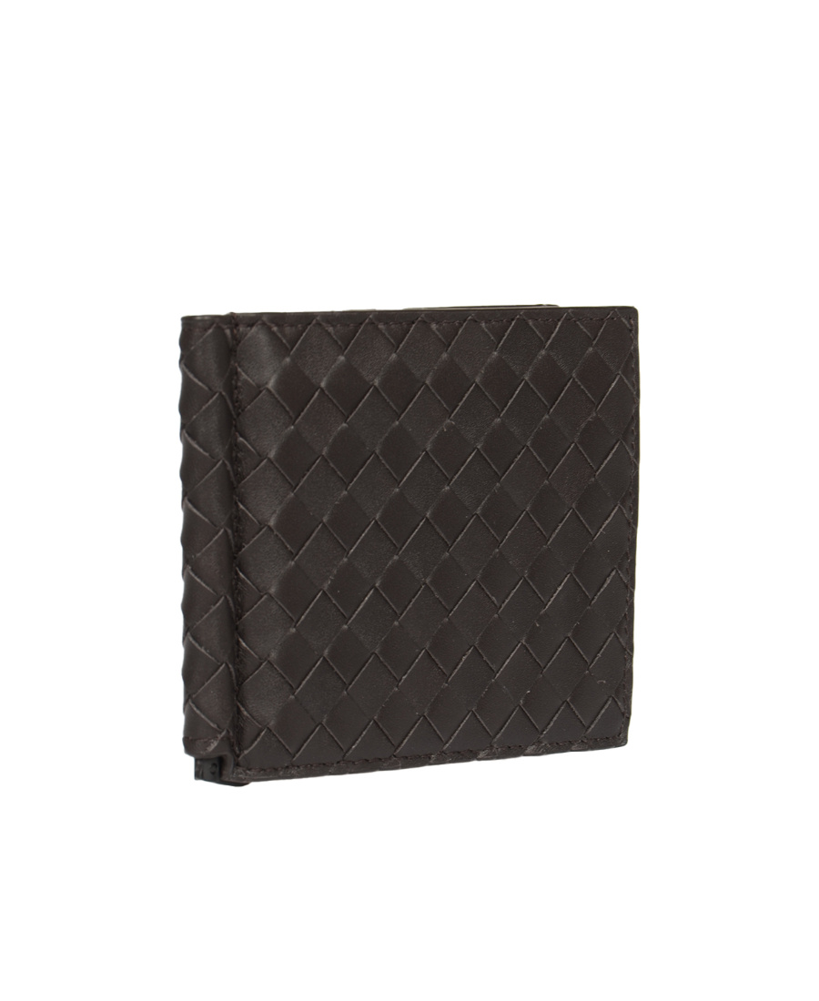 Bottega Veneta Logo Wallet In Black
