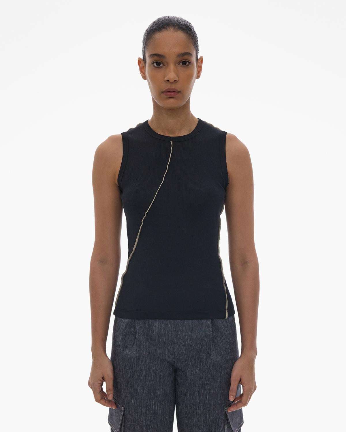 Helmut Lang Twist Sleeveless Tank Top