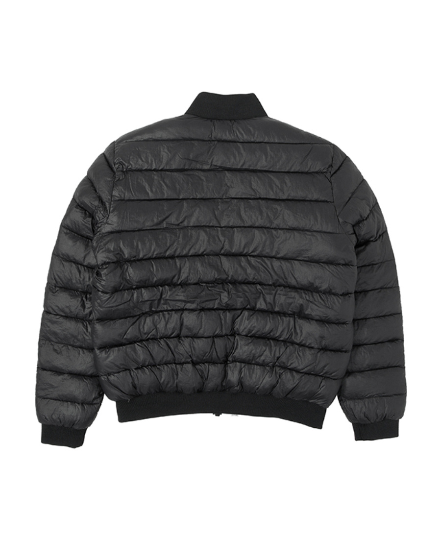 Moschino Logo Details Down Jacket In Black