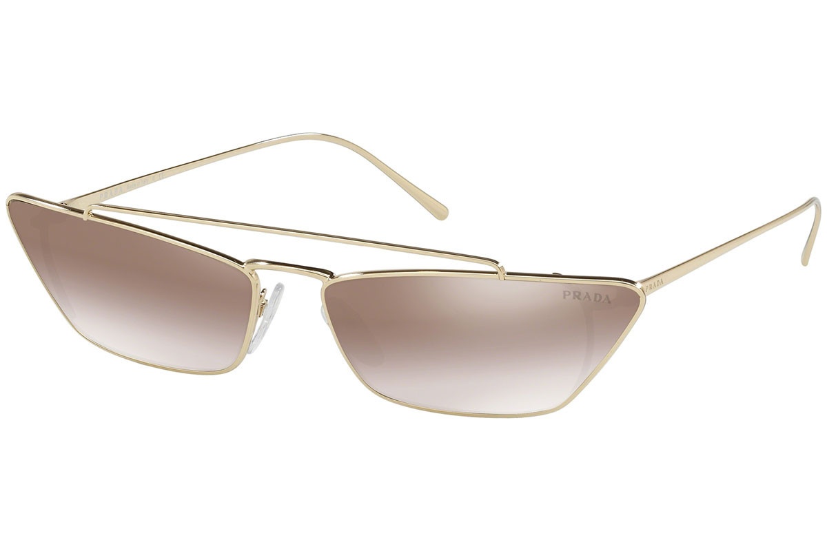 Prada Logo Sunglasses In Nude ModeSens