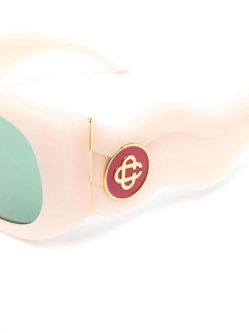 Casablanca Logo Sunglasses In Pink