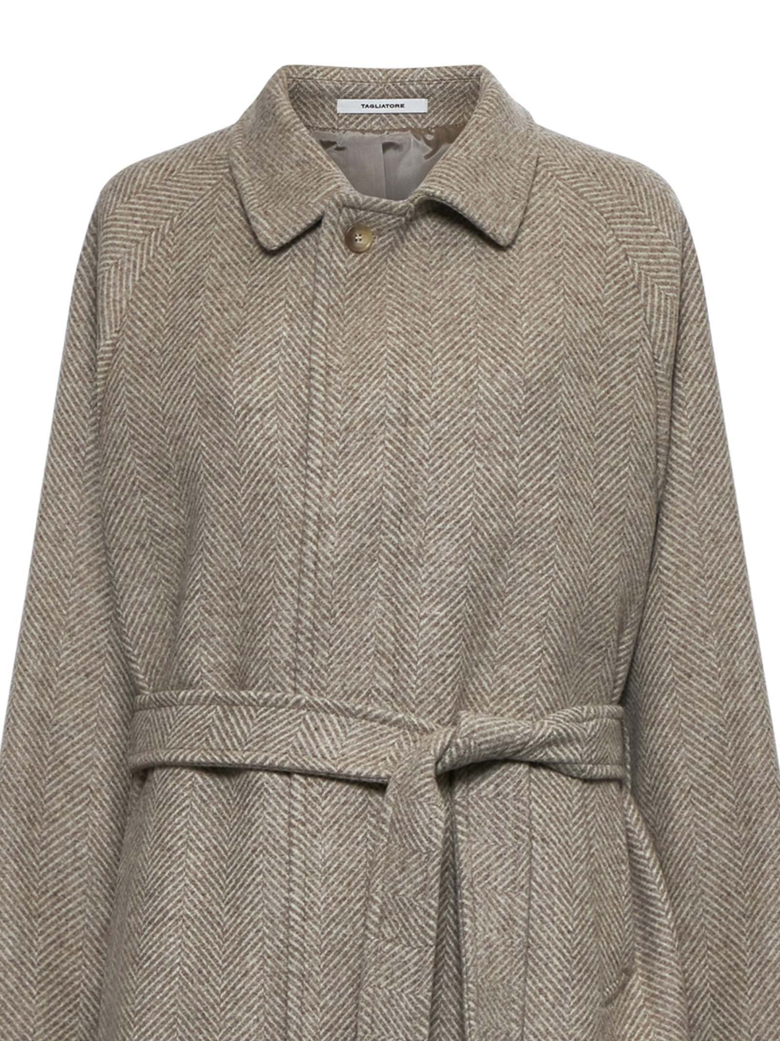 Tagliatore Coats In Gray