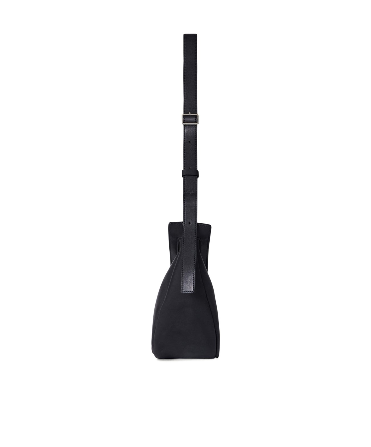 The Row Small Slouchy Banana Shoulder Bag In Black