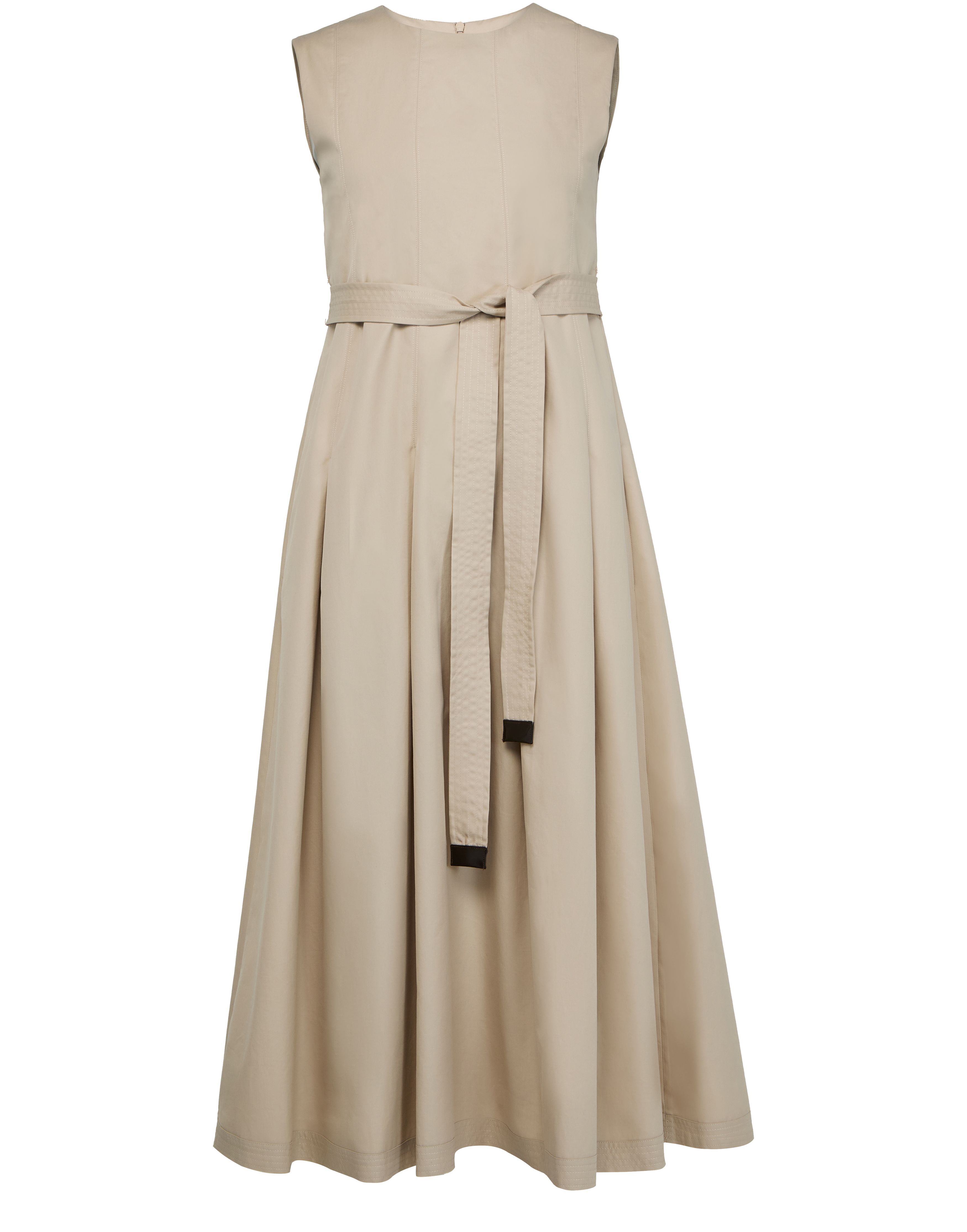 Max Mara Amina Midi Dress In Brown
