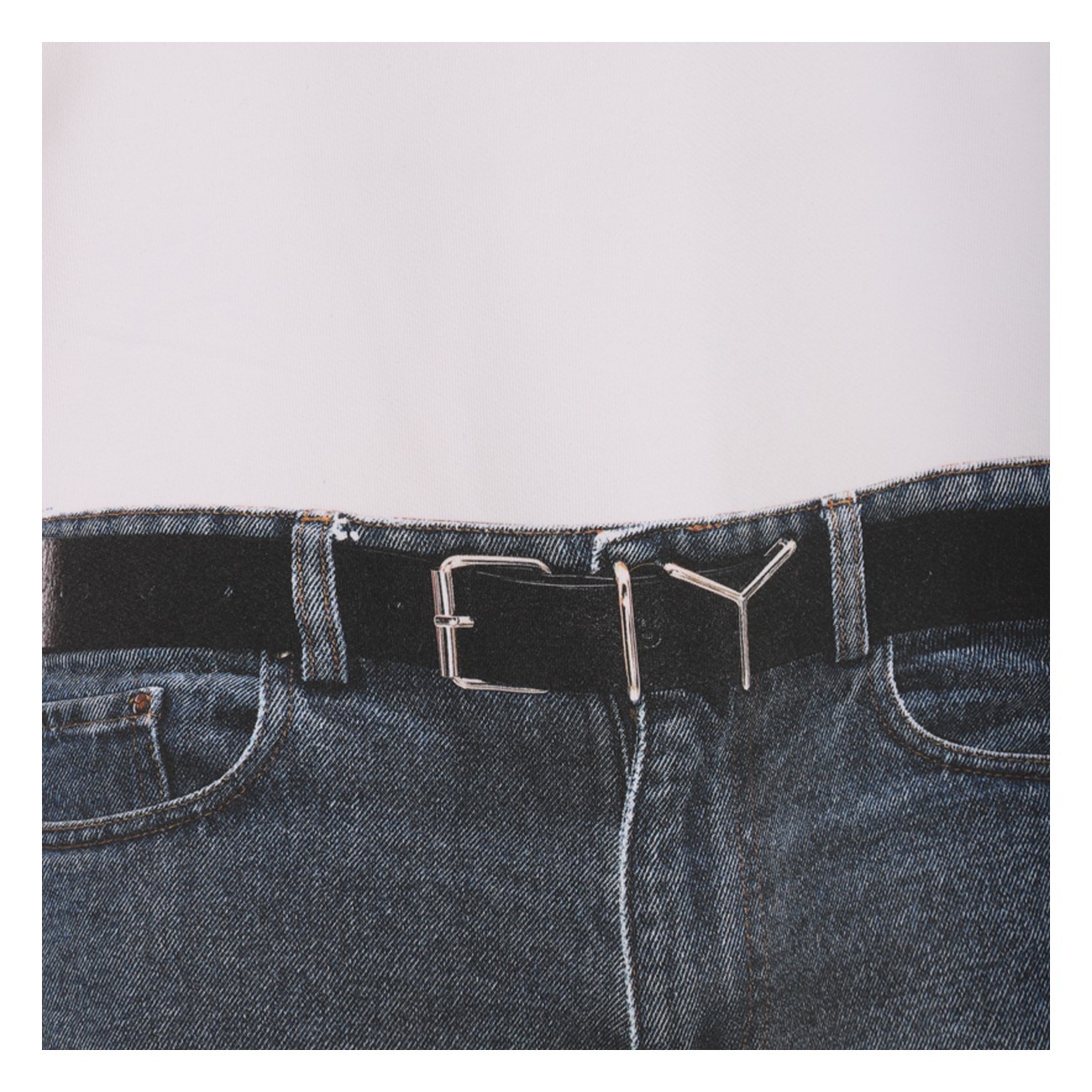Y/project White Jean Paul Gaultier Edition Sweatshirt In Gray