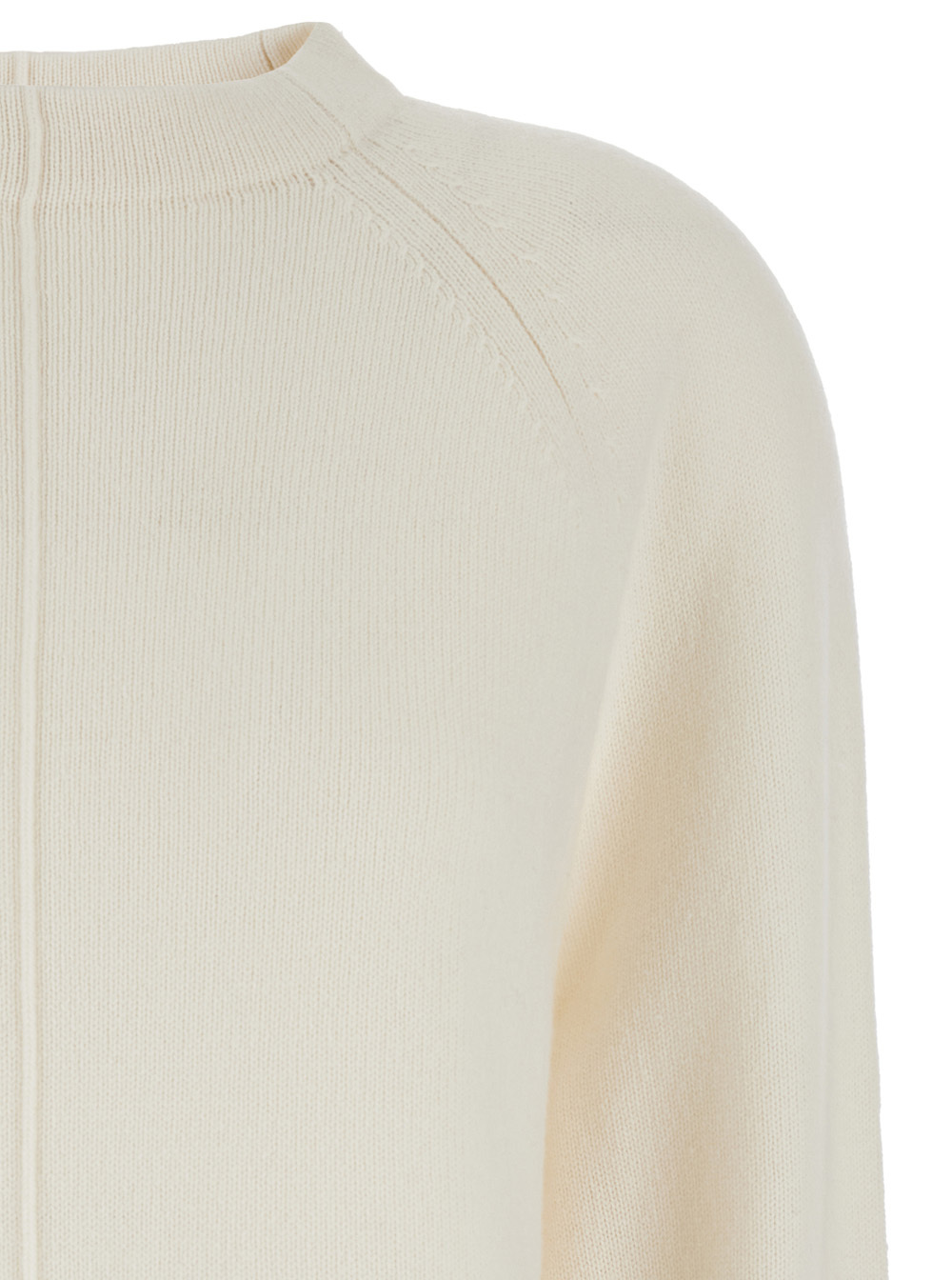 Max Mara Long-sleeved Sweater In White