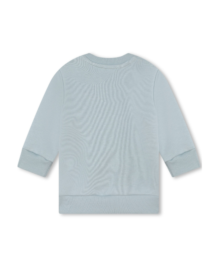 Givenchy Logo Pattern Hoodie In Gray