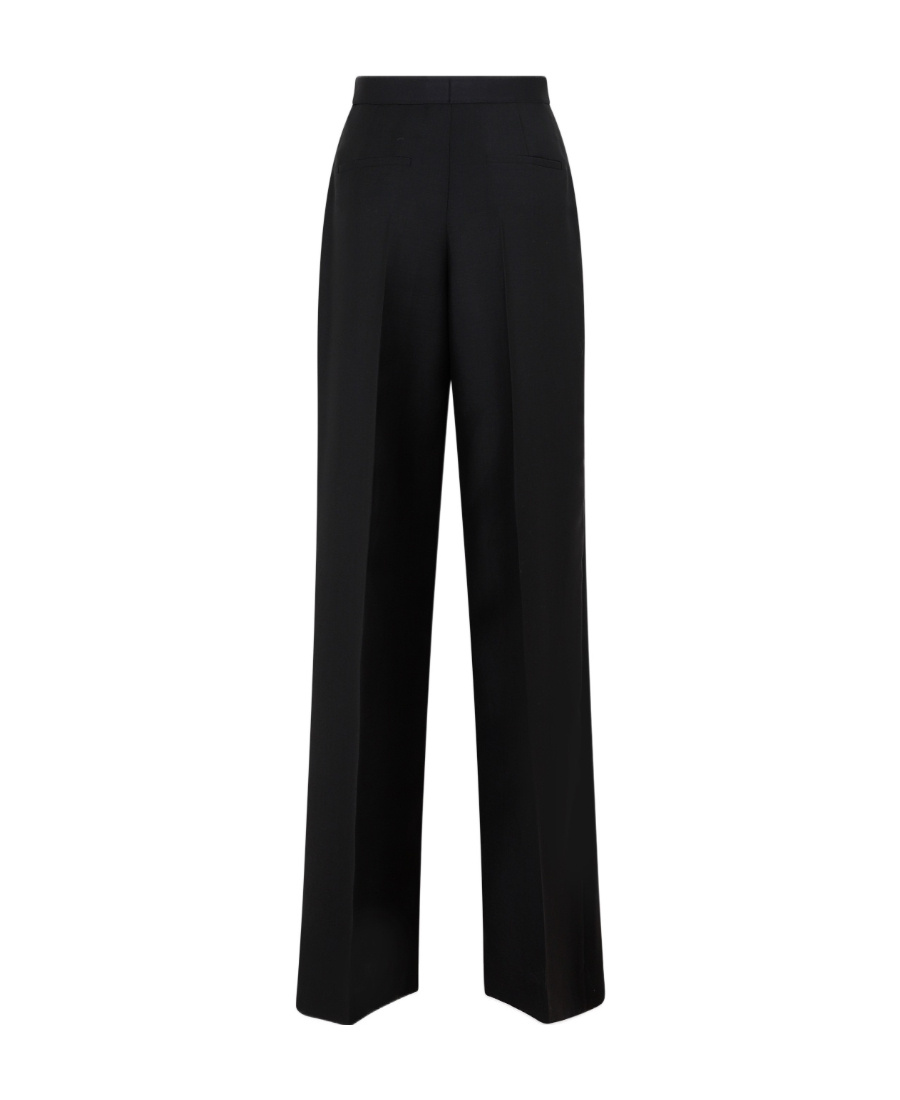Prada Mohair And Wool Pants In Black