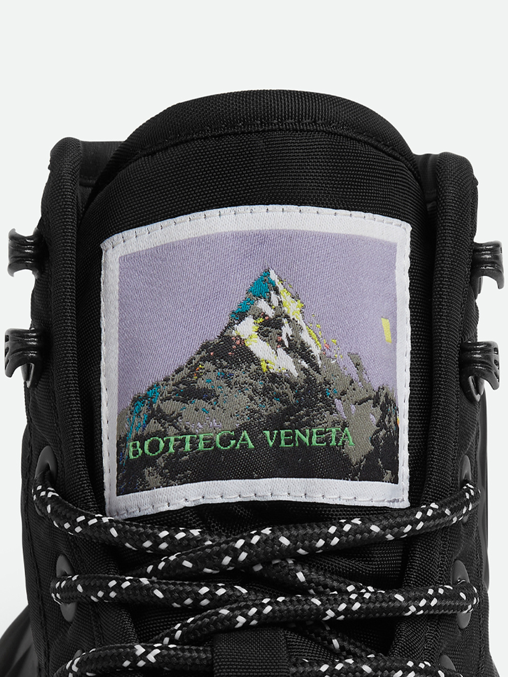 Bottega Veneta Lace-up High-top Sneakers In Black
