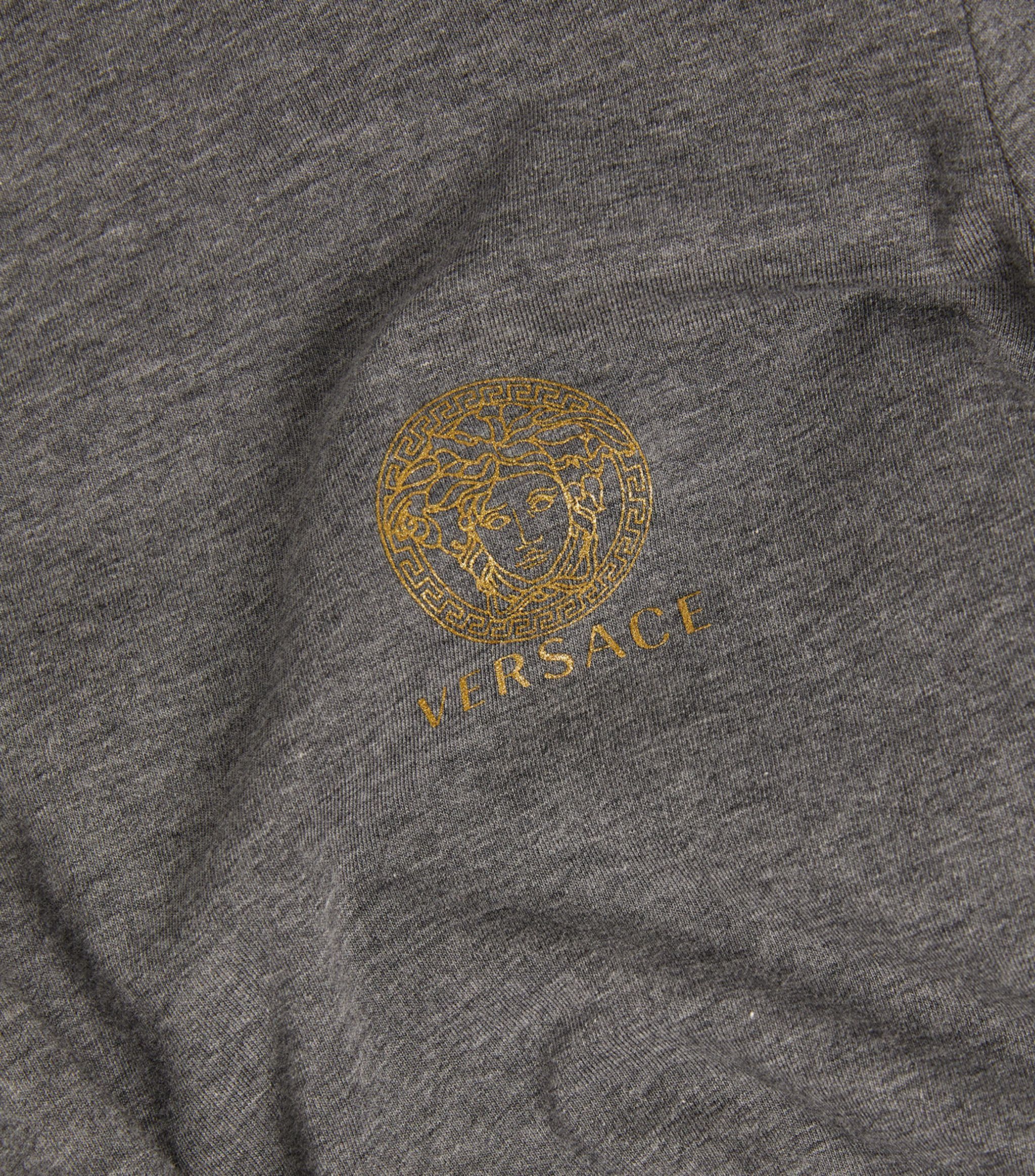 VERSACE MEDUSA LONG-SLEEVED T-SHIRT WITH HEAD TATTOO