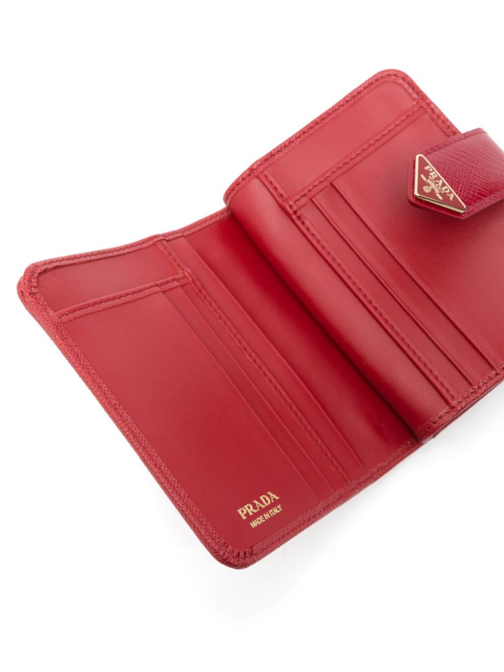 Prada Portofino Wallet In Red