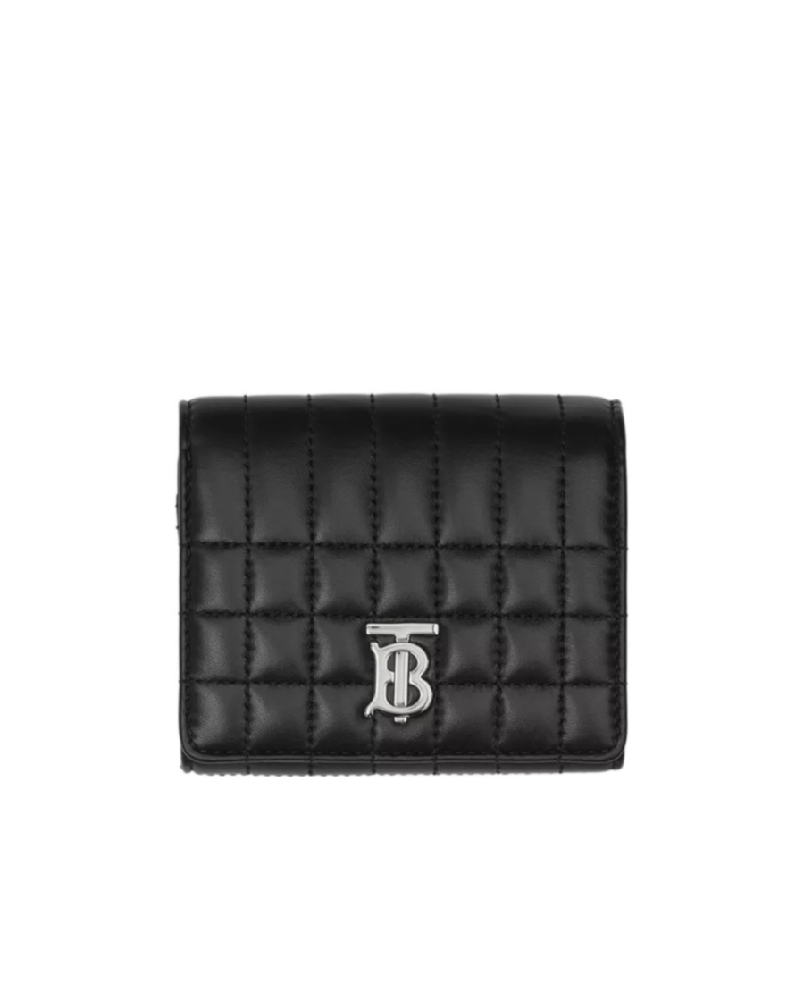 Burberry Small Lola Wallet In Leather In Black