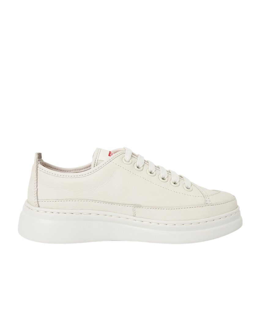 Camper Lace-up Low-cut Casual Shoes In White
