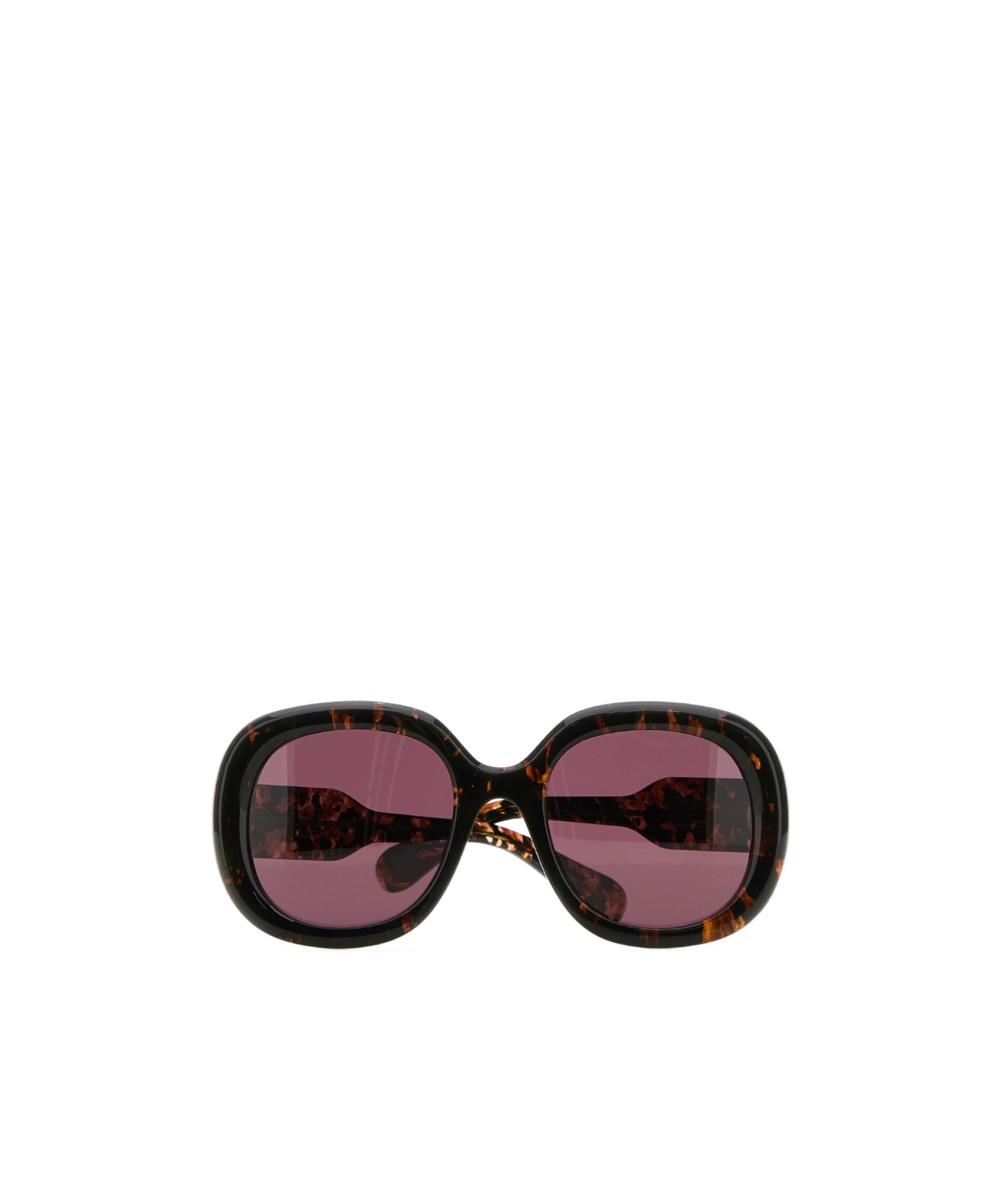 Chloé Tortoiseshell-effect Geometric-frame Sunglasses In Black