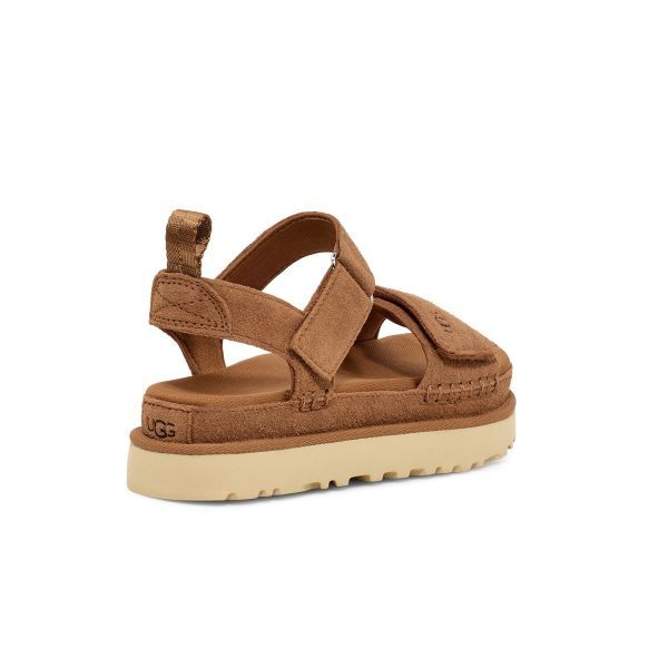 Shop Ugg Goldenstar Sandals In Brown