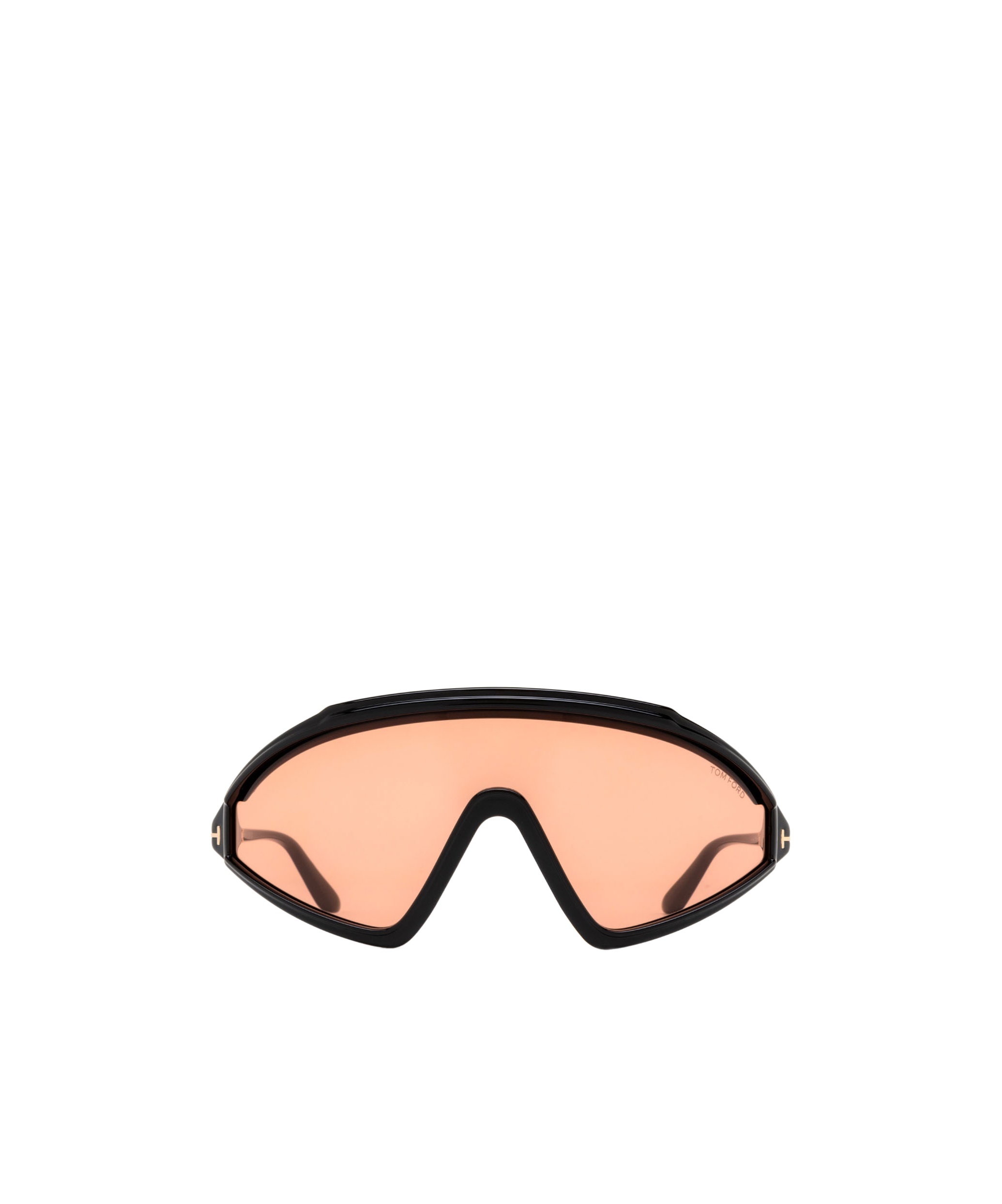 Tom Ford Eyewear Lorna Shield Frame Sunglasses In Nude