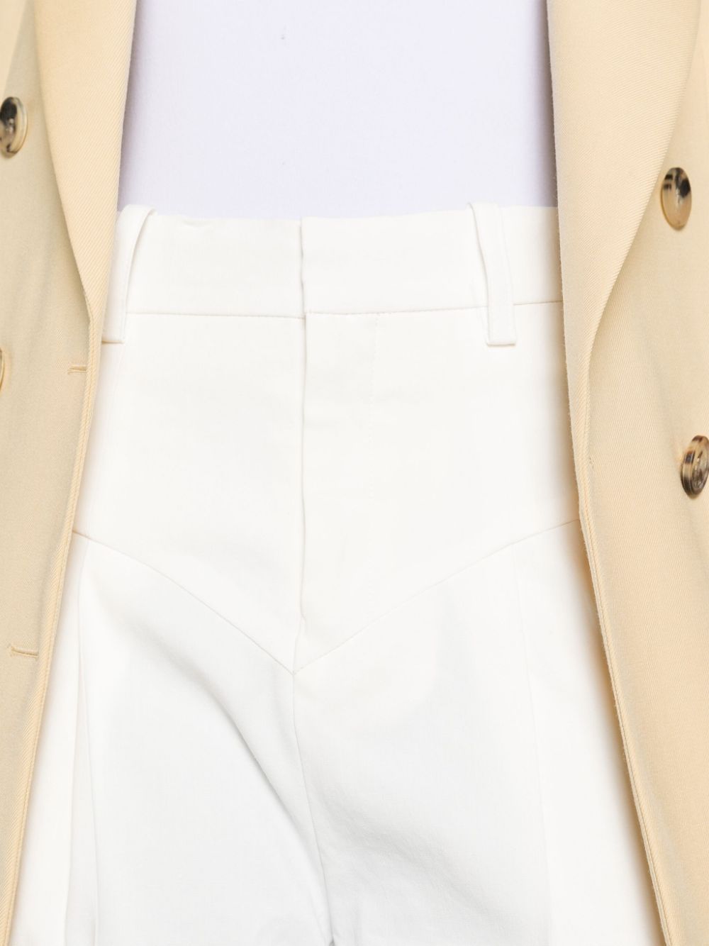 Shop Isabel Marant Staya Wide-legged Casual Pants In White