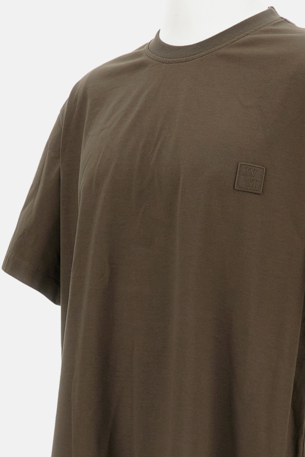 Wooyoungmi Embroidered-logo T-shirt In Brown