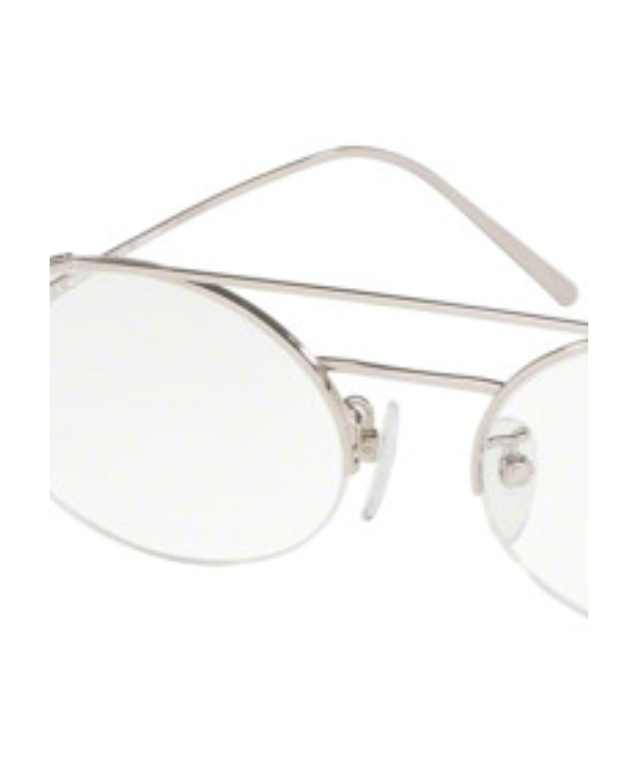 Prada Circular Flat Mirror In White