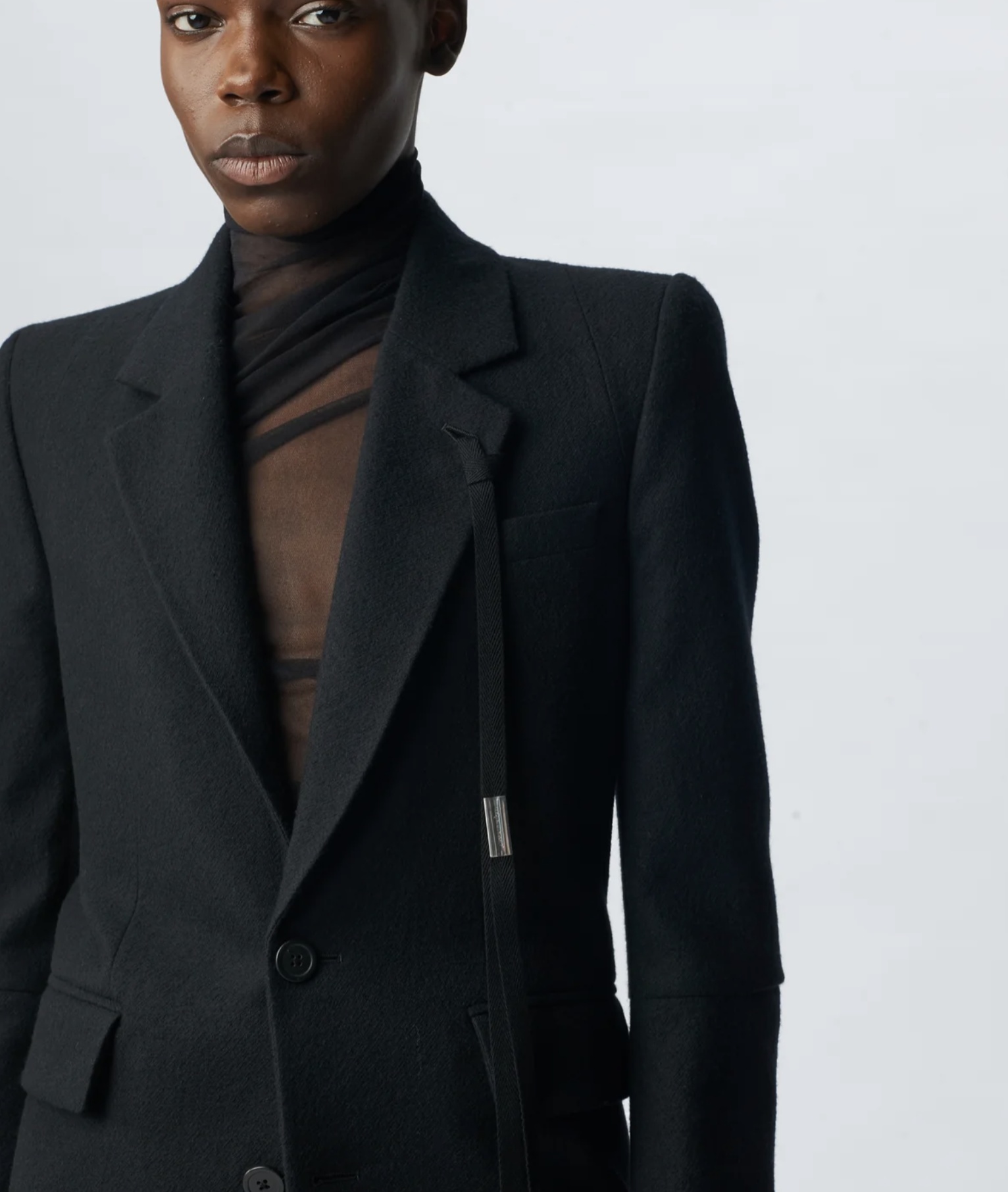 Ann Demeulemeester Rachele Single-breasted Blazer In Black