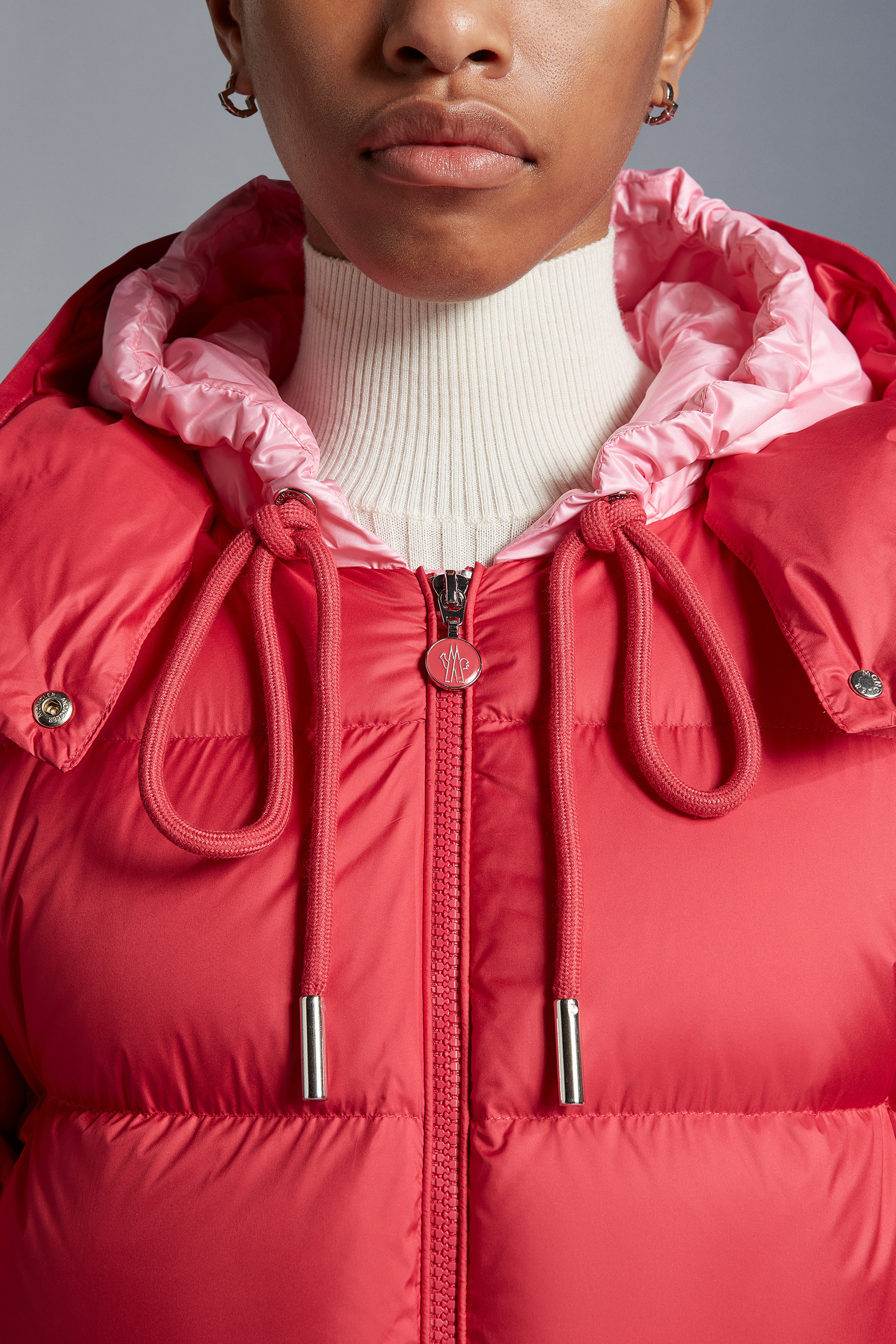 Moncler Droniers Down Jacket In Red
