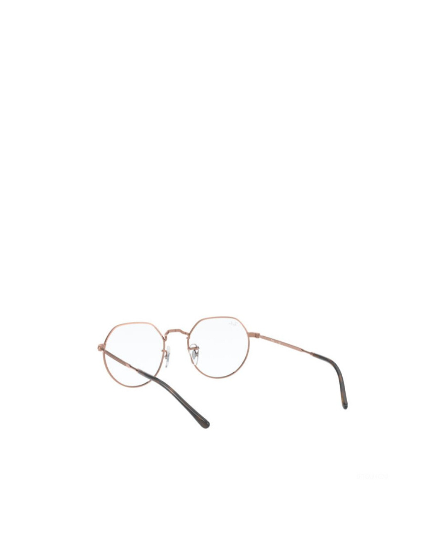 Ray Ban Metal Geometrical Frame Flat Mirror In White