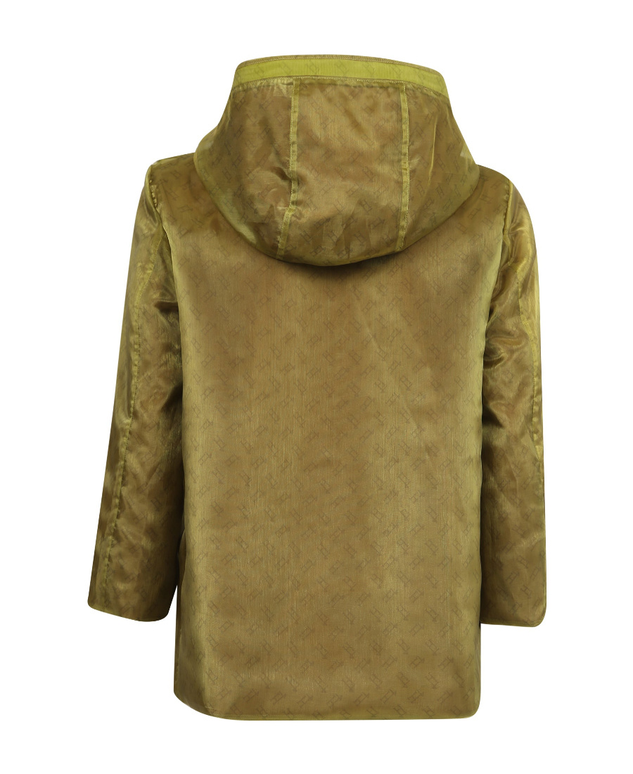 Herno Reversible Hooded Jacket In Green