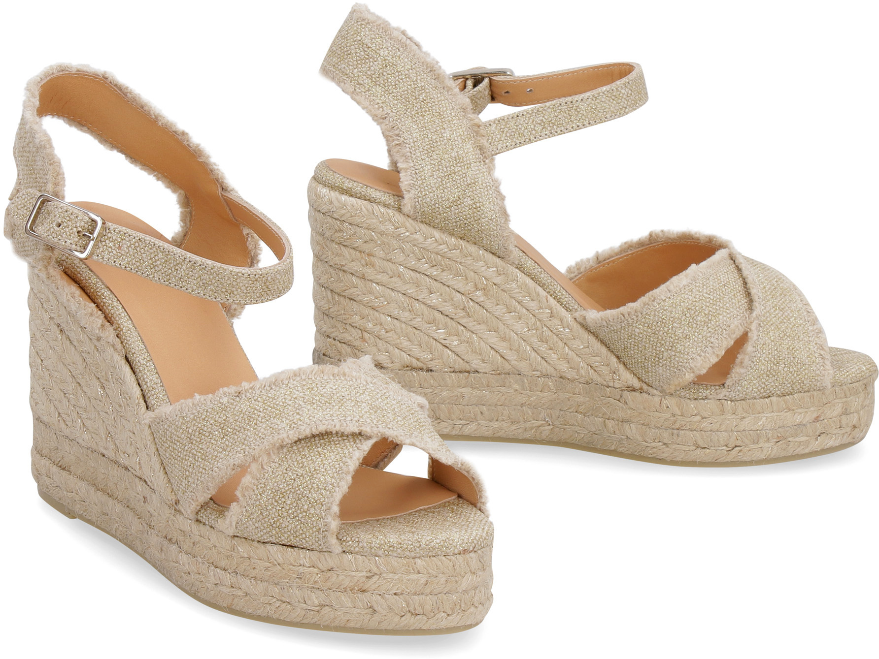 CASTAñER 110MM BROMELIA WEDGE SANDALS