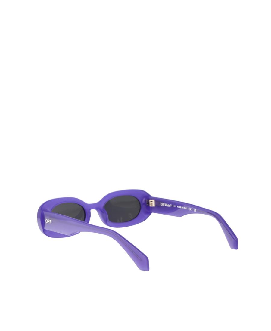 Off-white Oval-frame Sunglasses In Black