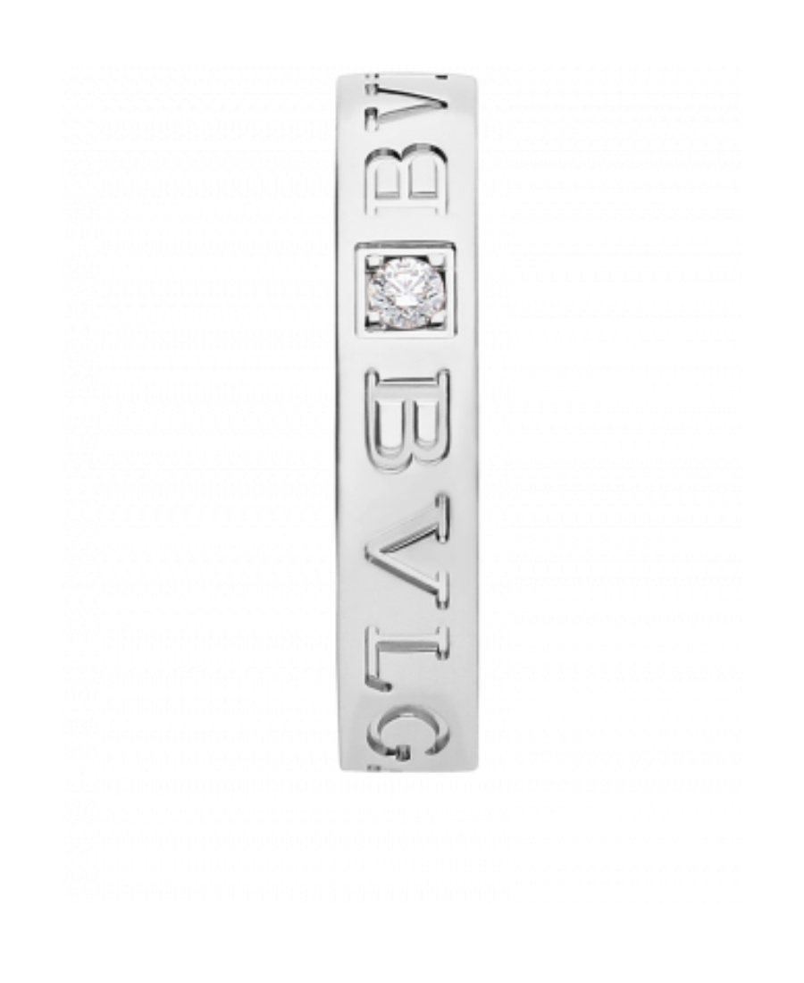 Shop Bvlgari Series Single Ring Rings In White