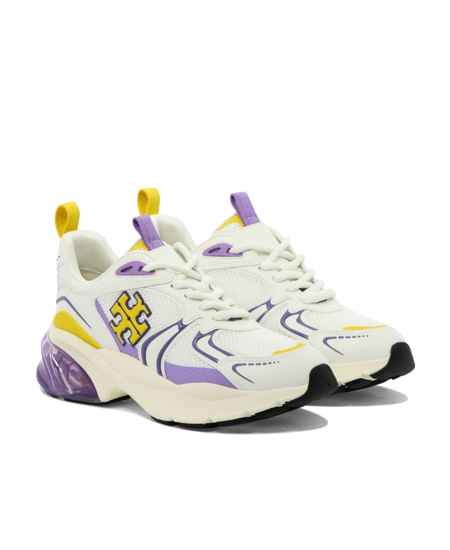 Tory Burch Good Luck Tech Trainers In White