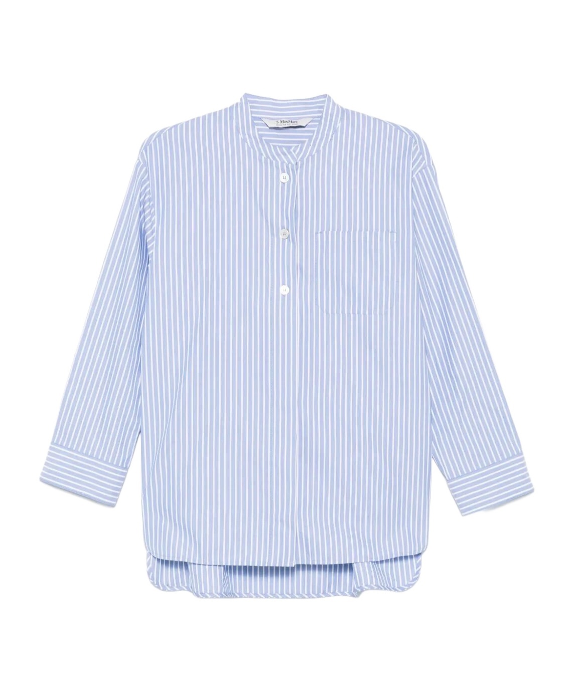 Max Mara Long Sleeve Shirt In Blue