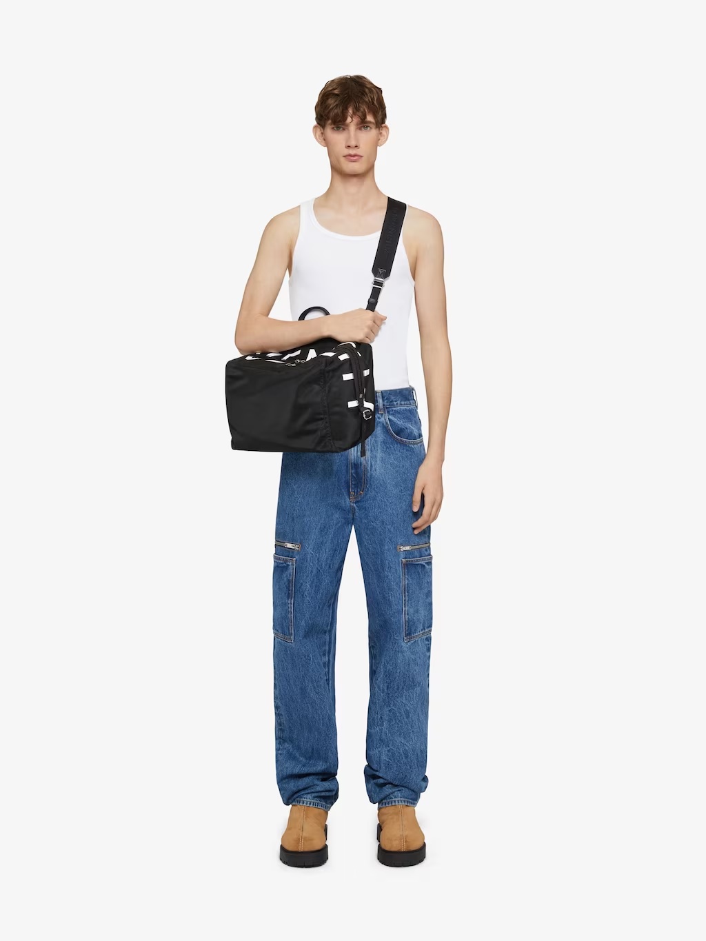 Givenchy Logo-print G-zip Holdall In Black