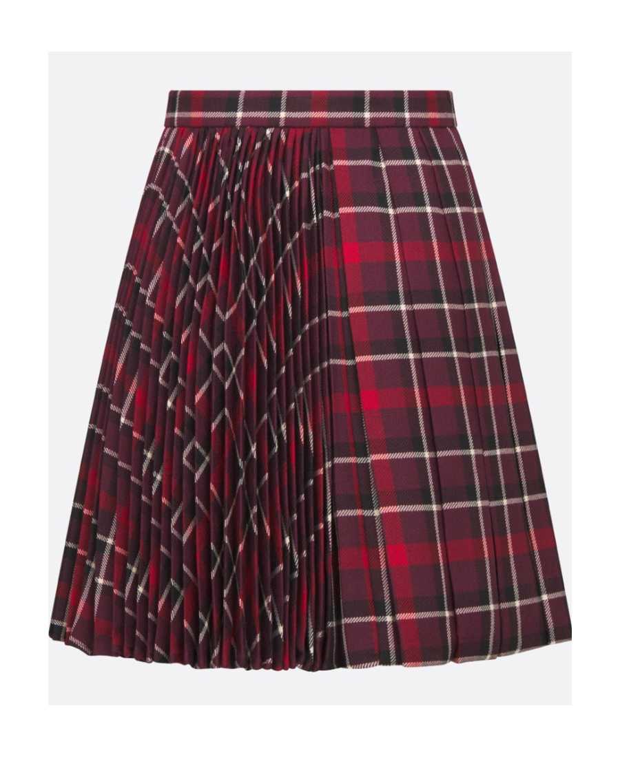 DIOR PLEATED SHORT SKIRT