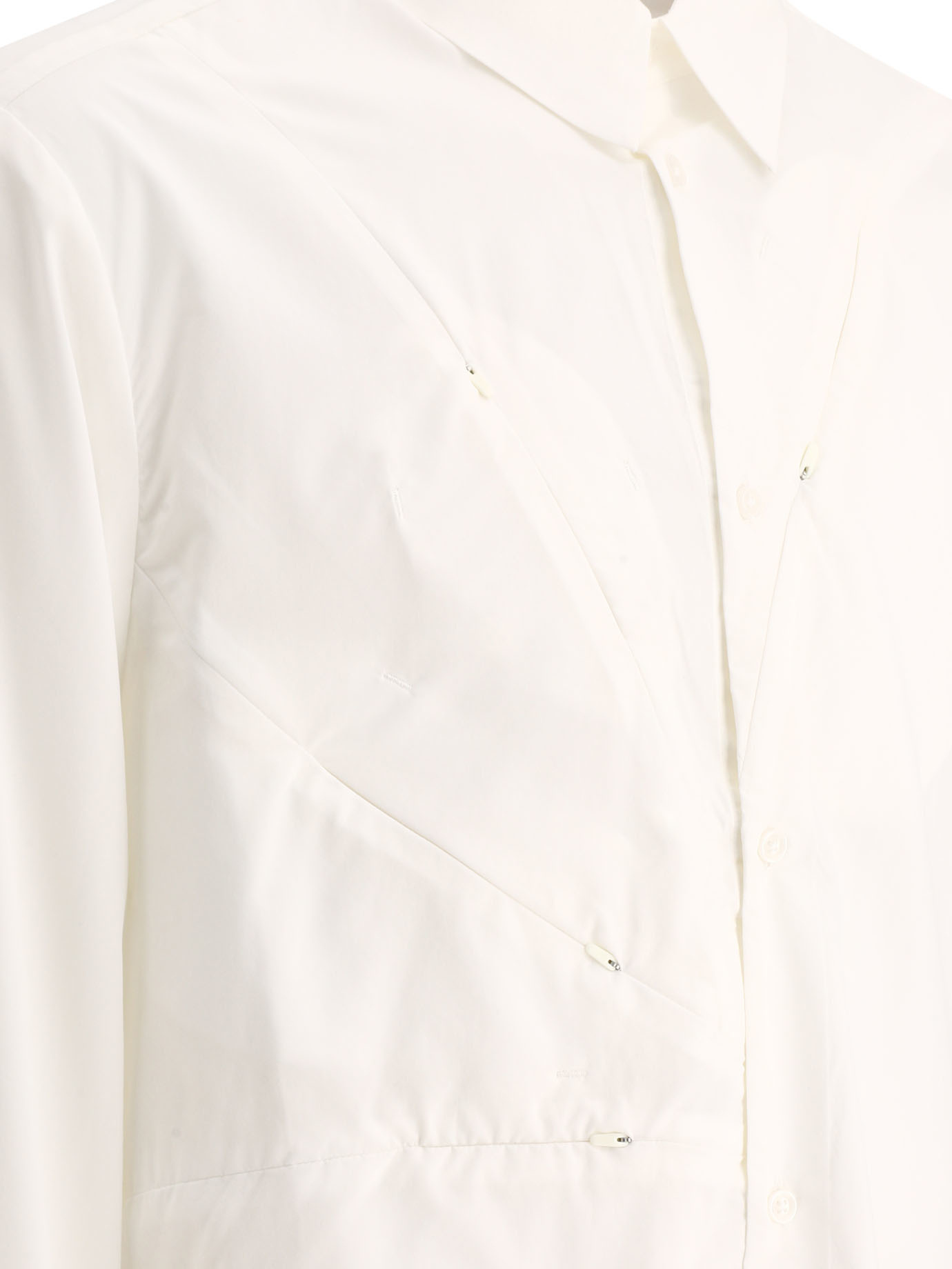 Post Archive Faction (paf) Men's "5.1 Center" Shirt In White