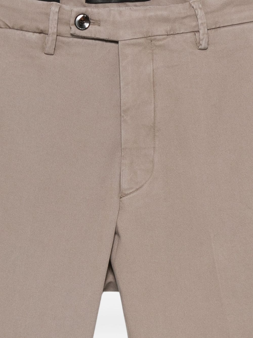 Michael Coal Casual Pants With Belt Loops In Brown