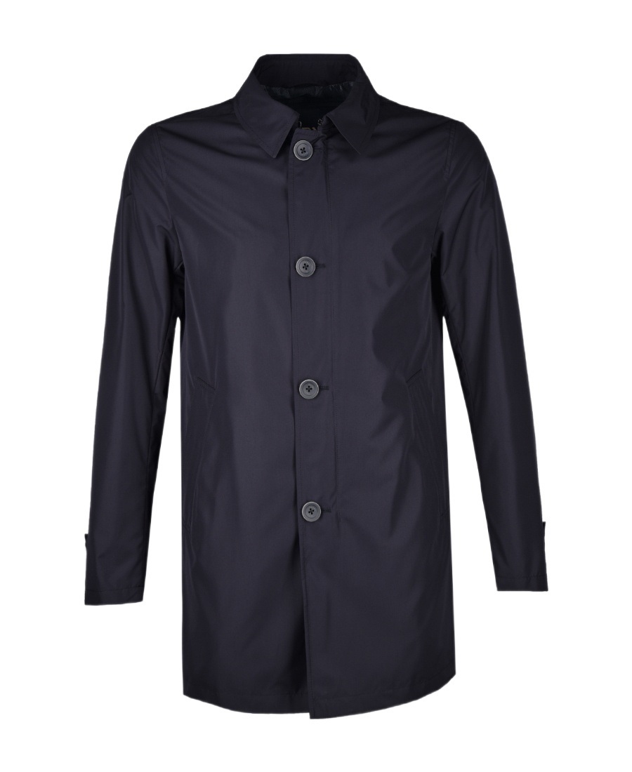 Herno Gore-tex Paclite Laminar Raincoat In Black
