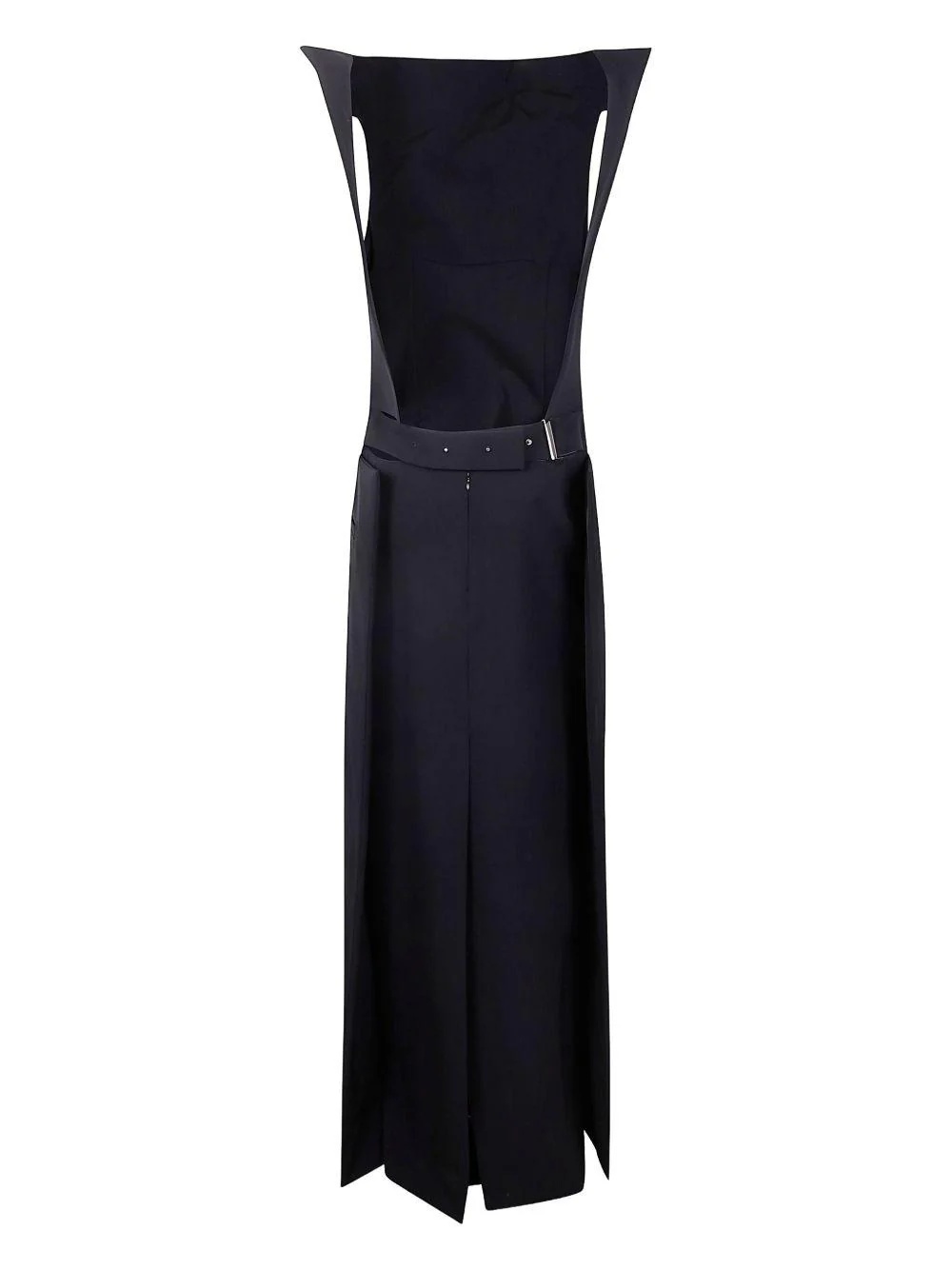 Jean Paul Gaultier Long Backless Dress With Belt On The Back By Jean P In Blue