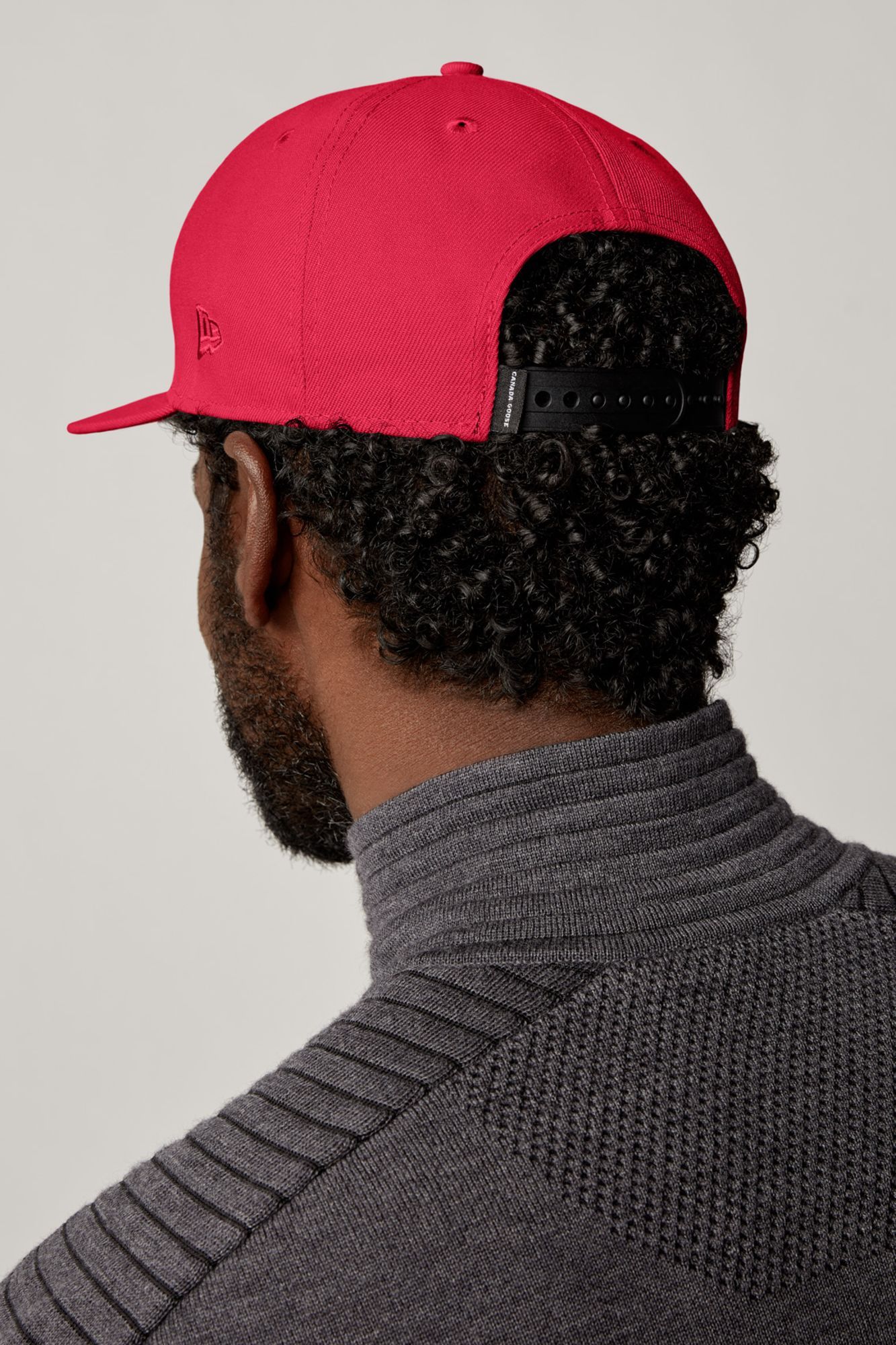 Canada Goose Logo Cap In Red