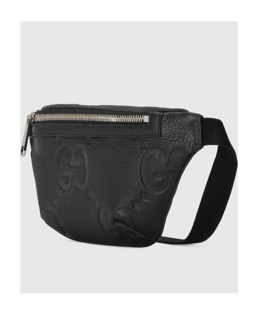 Gucci Jumbo Gg Small Belt Bag In Black