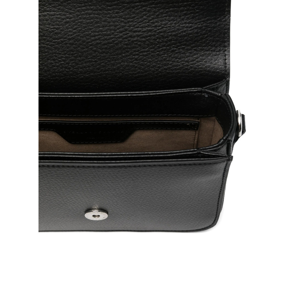 Stella Mccartney Logo-studded Mini Bag In Black